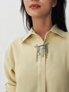 High and low shirt in yellow
