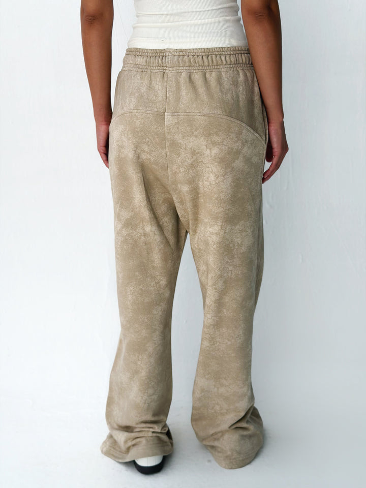 Daily wide pants in Beige