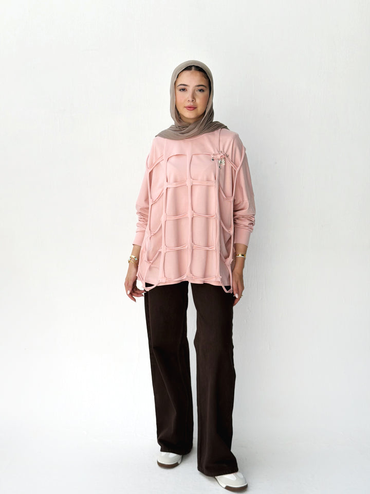 Square Top in rose