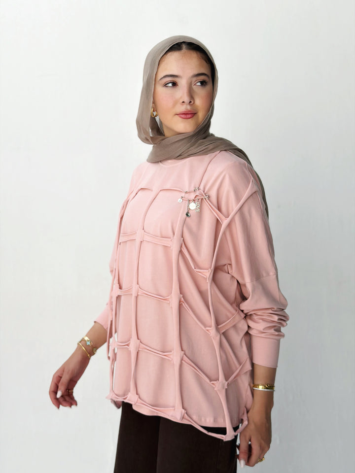 Square Top in rose