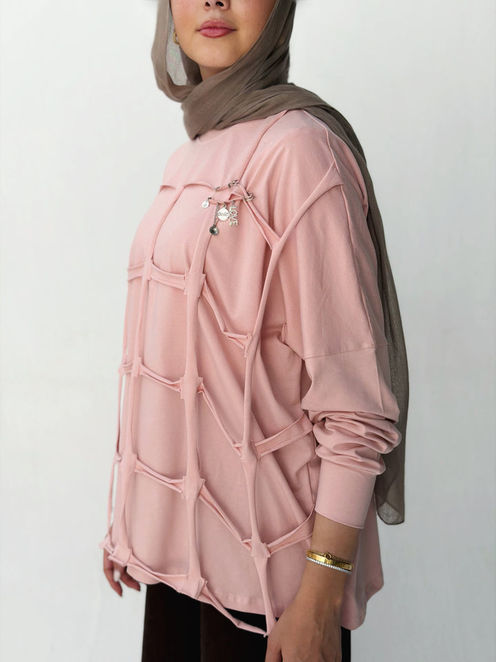Square Top in rose