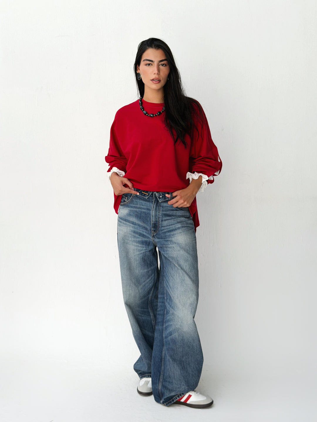 The statement Top in Red