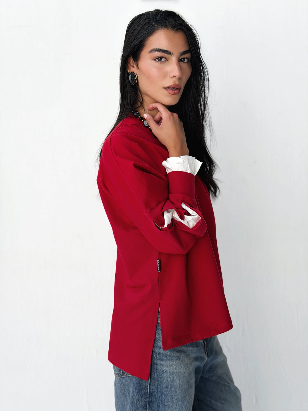The statement Top in Red