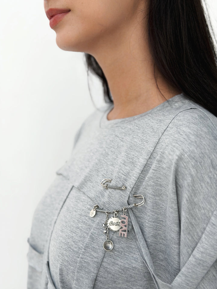 Square Top in light gray