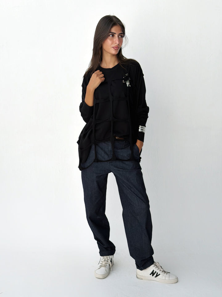 Square Top in black