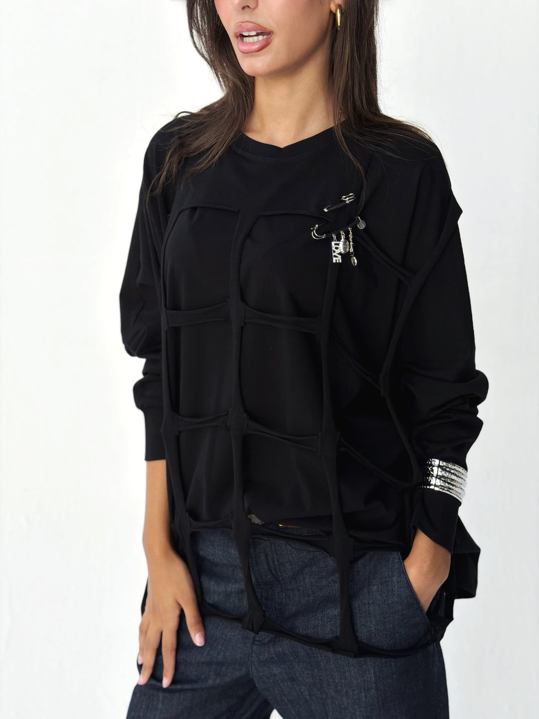 Square Top in black