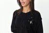 Nk lucky pin in black