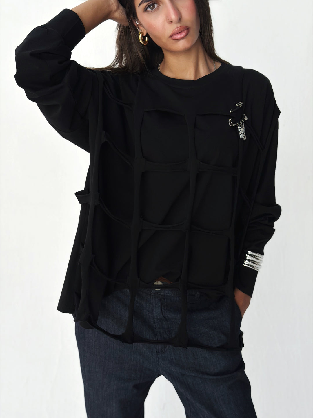 Square Top in black
