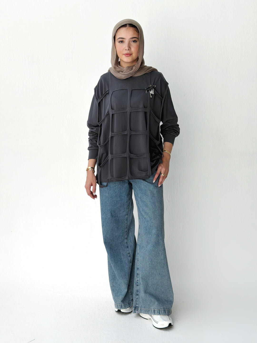 Square Top in Gray