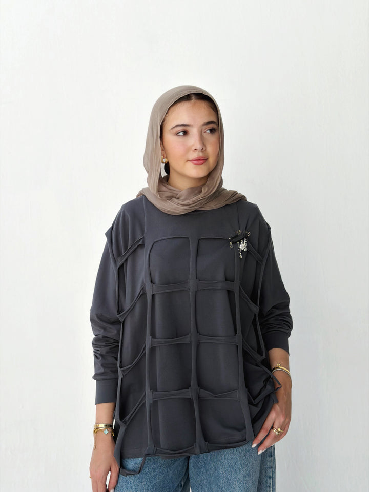Square Top in Gray
