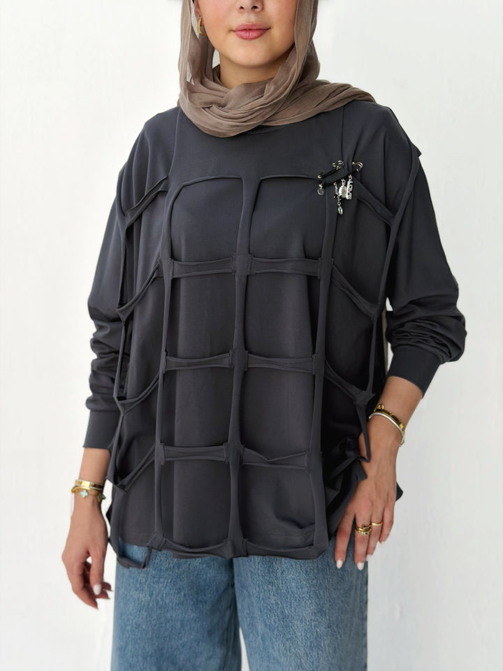 Square Top in Gray