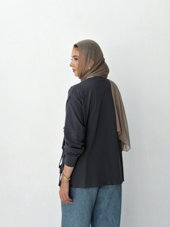 Square Top in Gray