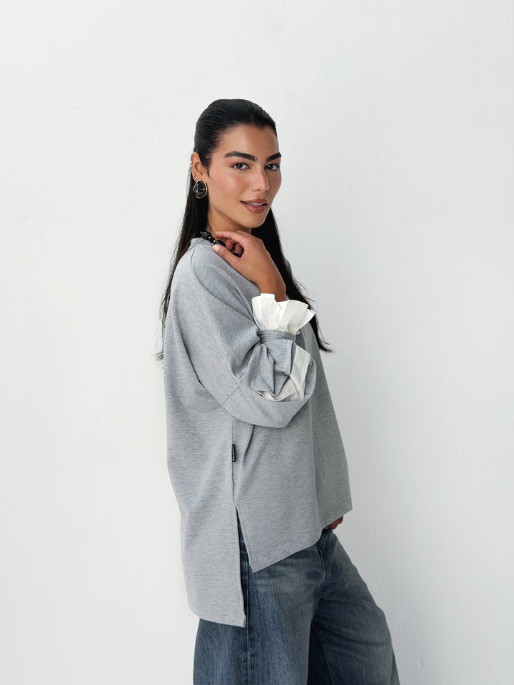 The statement Top in light gray