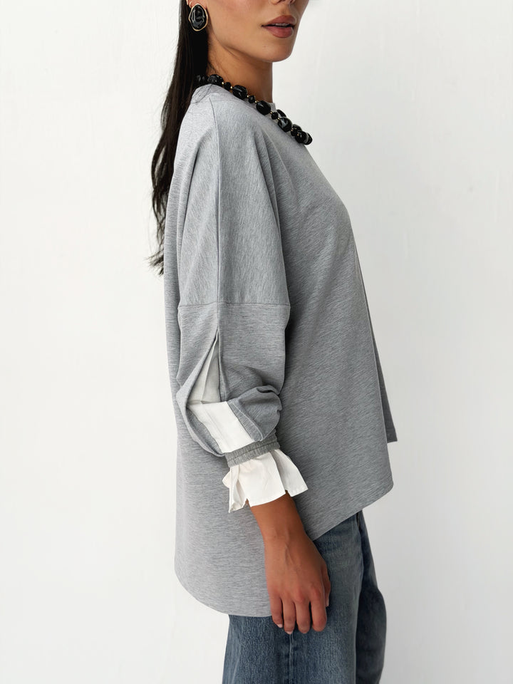The statement Top in light gray