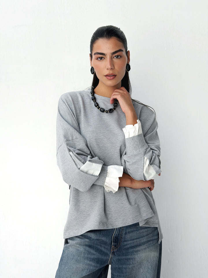 The statement Top in light gray