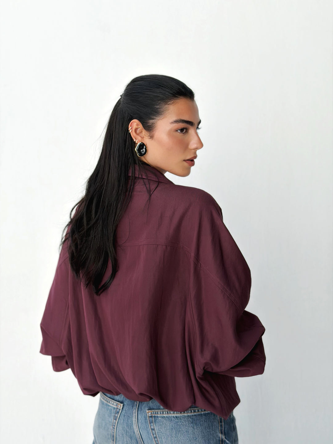 Breeze Jacket in burgundy