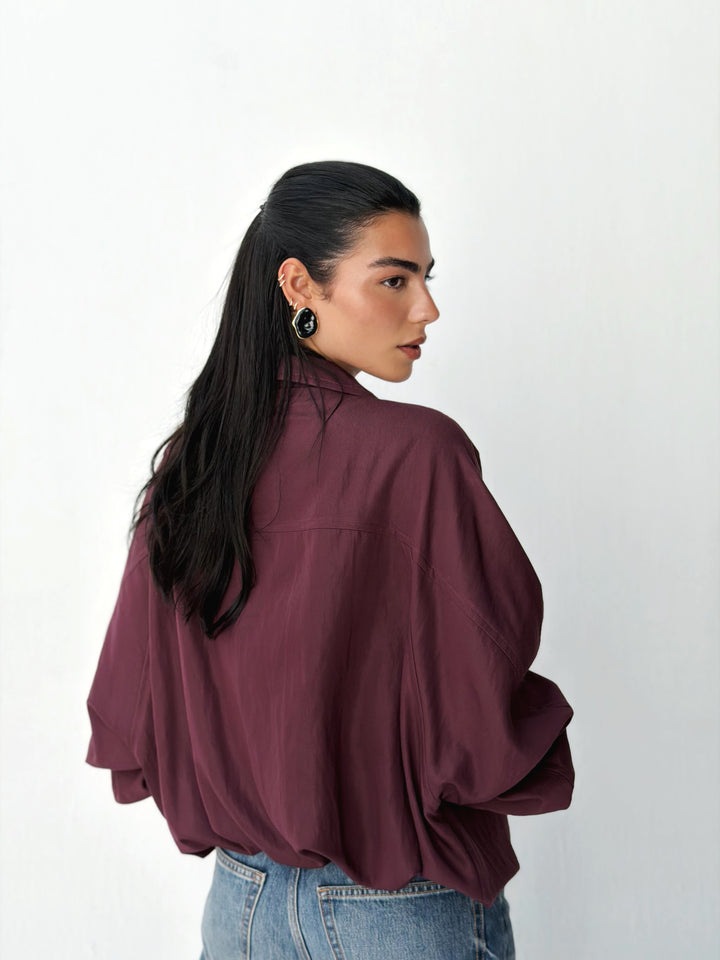 Breeze Jacket in burgundy