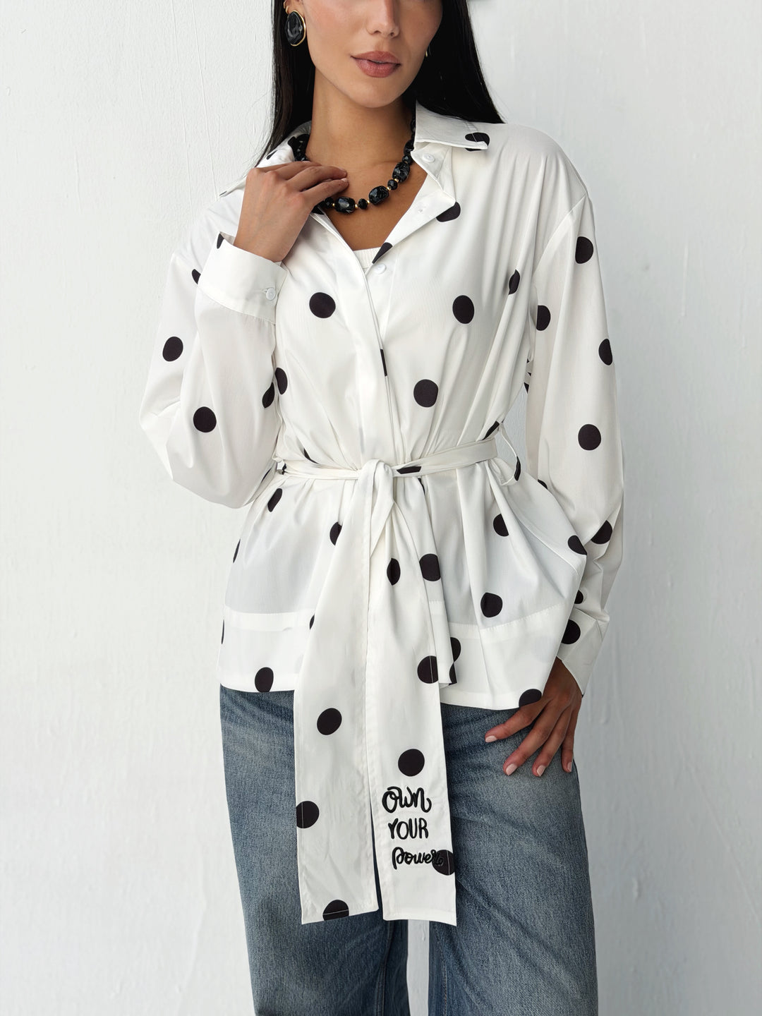 Polka dot shirt