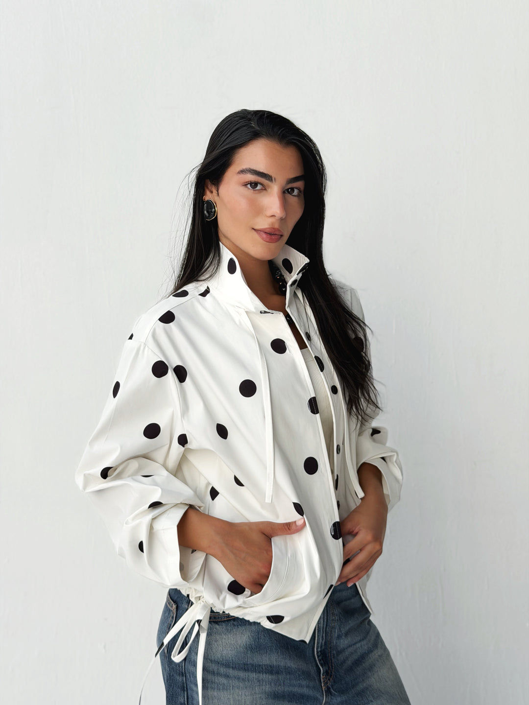 Polka dot jacket