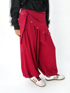 Flow pants in red