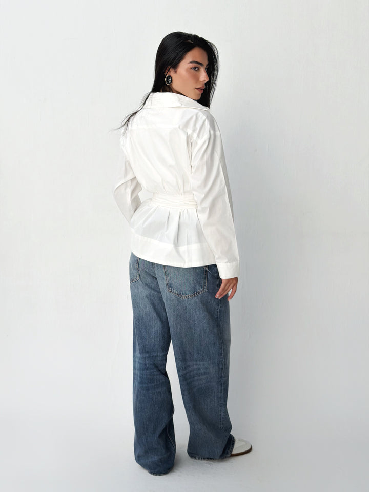 Summer shirt in white