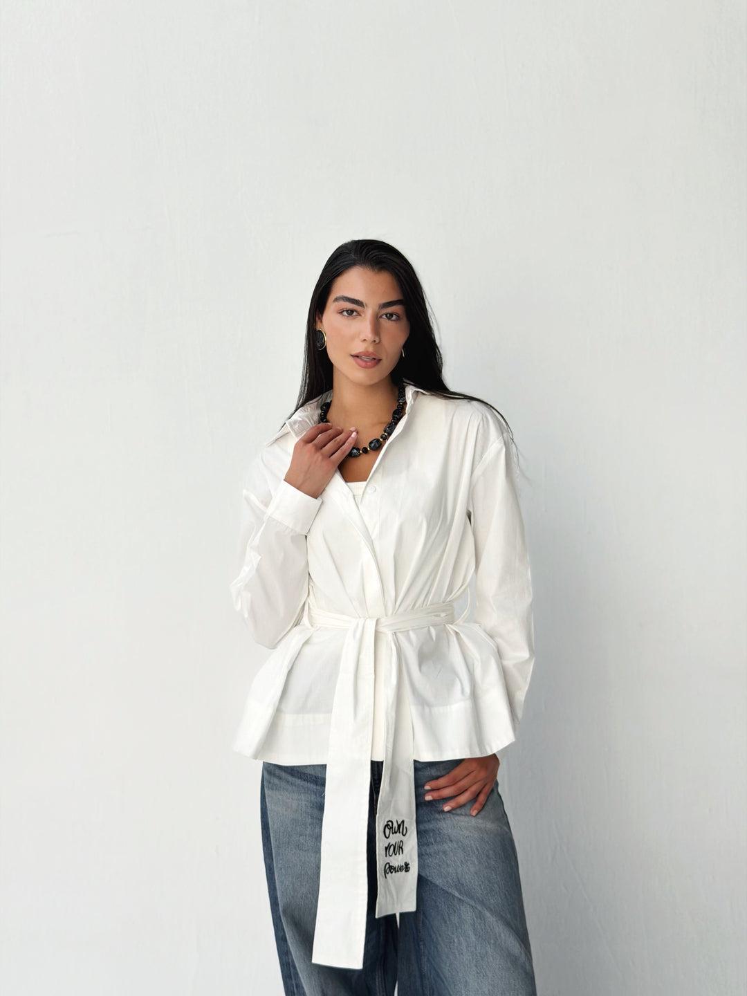 Summer shirt in white