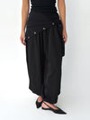 Flow pants in black