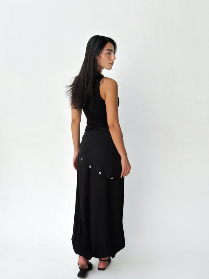 Flow pants in black