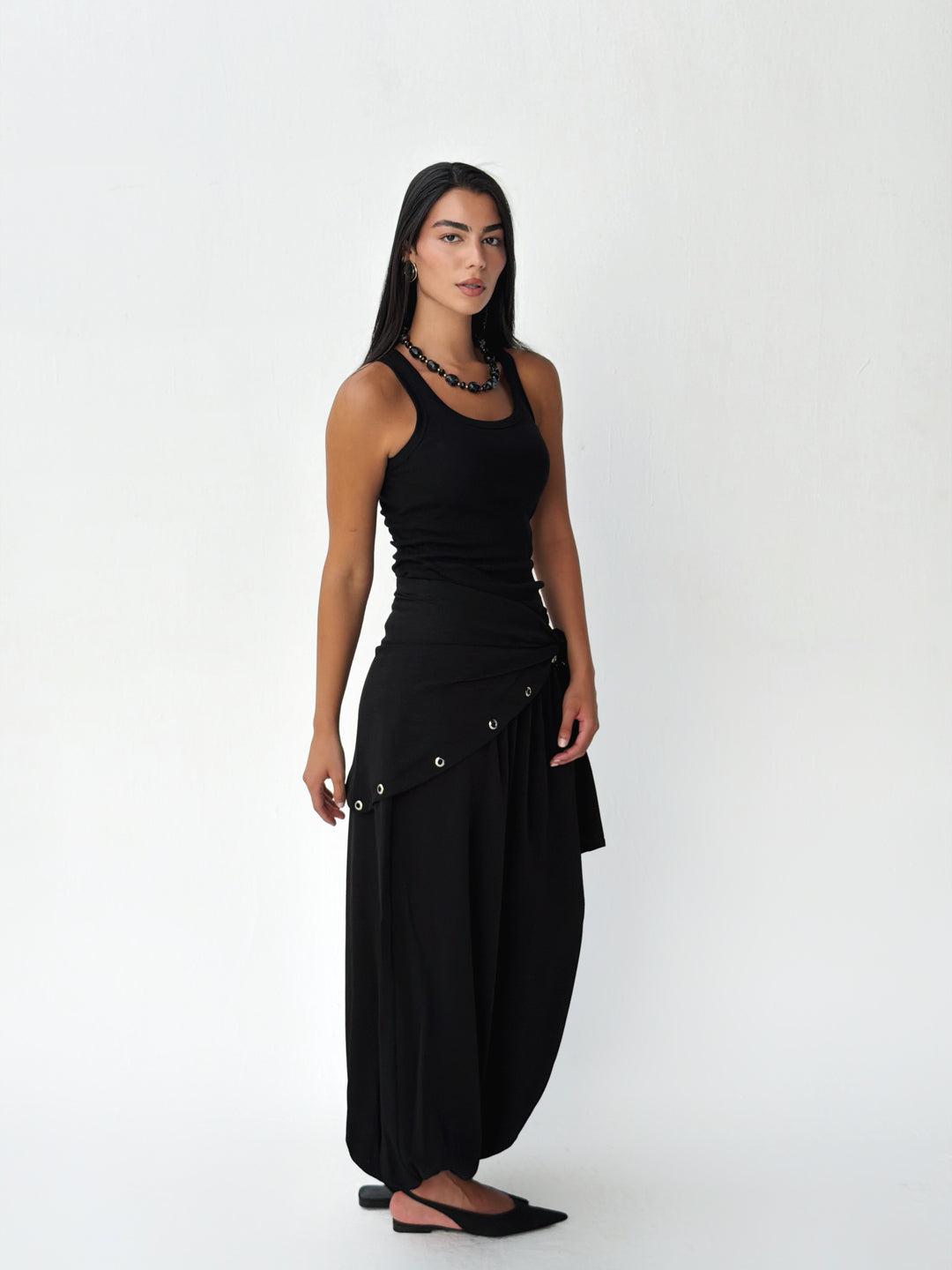 Flow pants in black