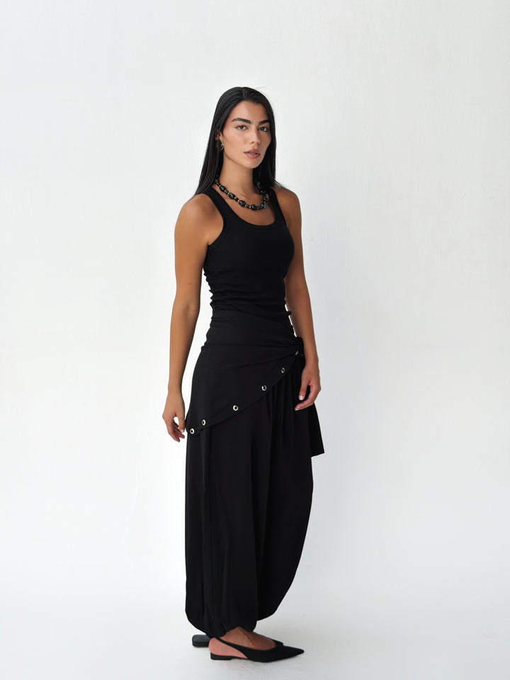 Flow pants in black