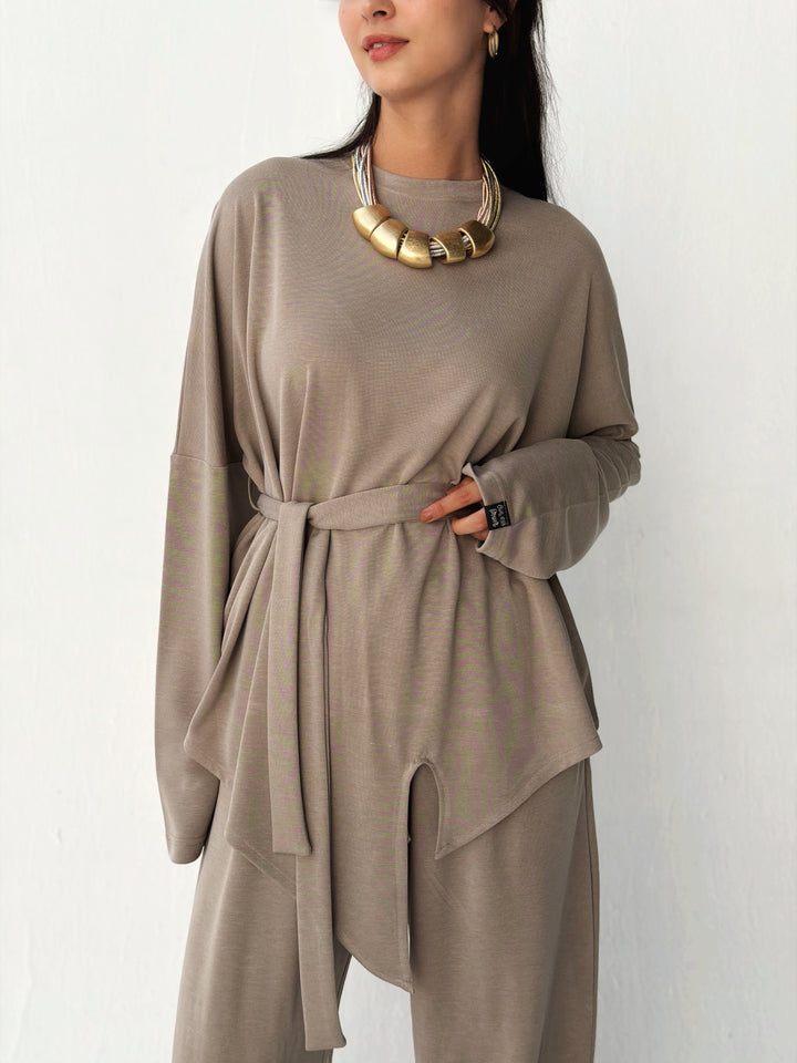 Flow set in beige