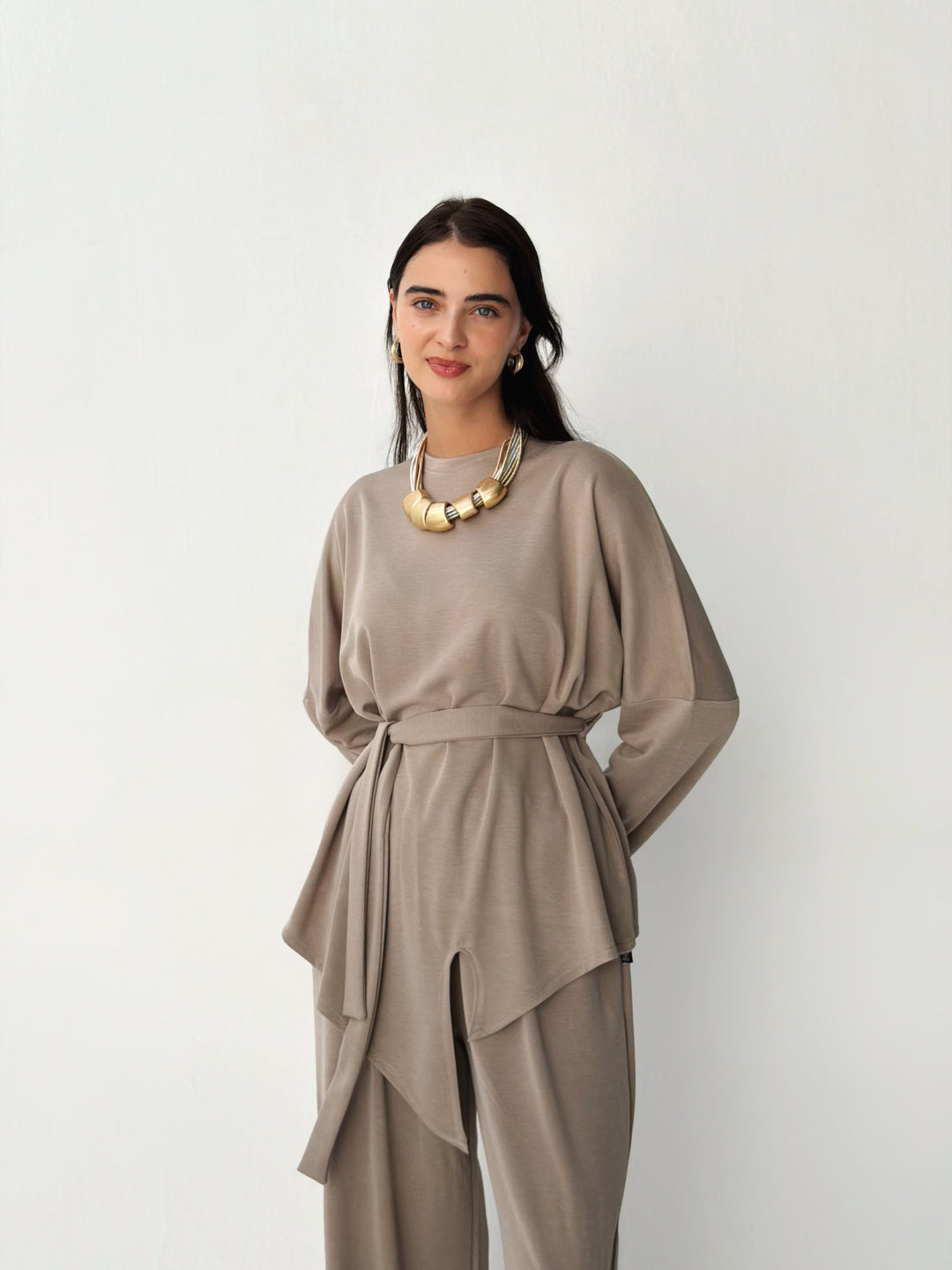 Flow set in beige