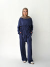 Flow set in navy blue
