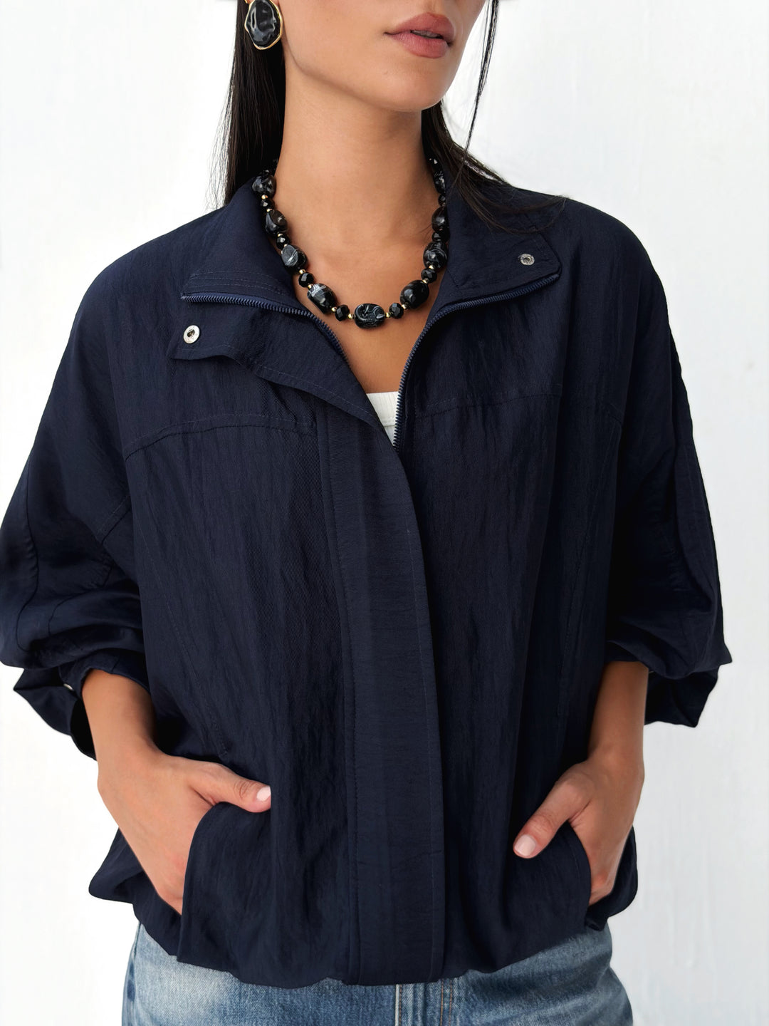 Breeze Jacket in navy blue