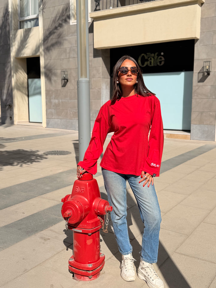 Every day top in red