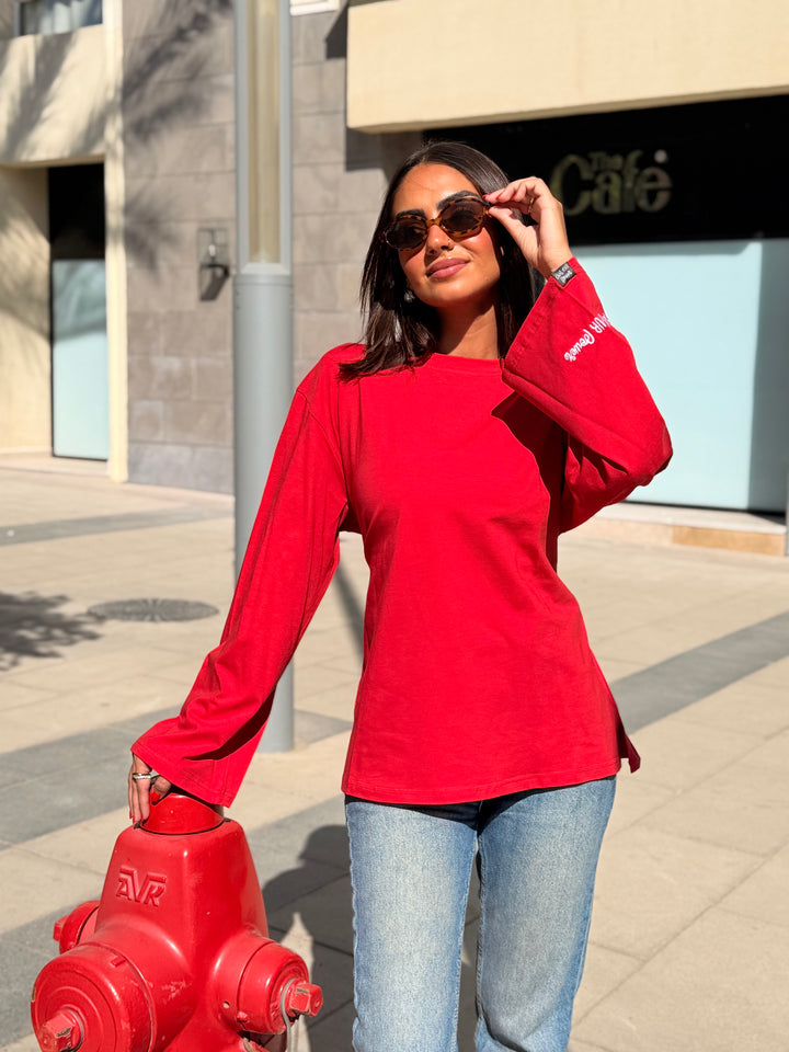 Every day top in red