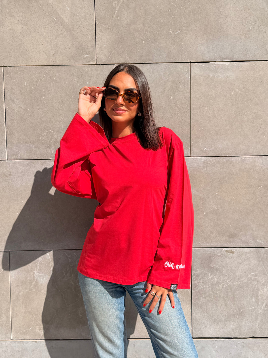 Every day top in red