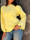 Every day top in butter yellow