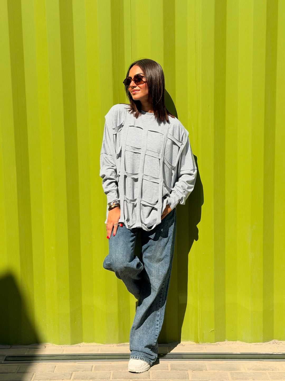 Square Top in light gray
