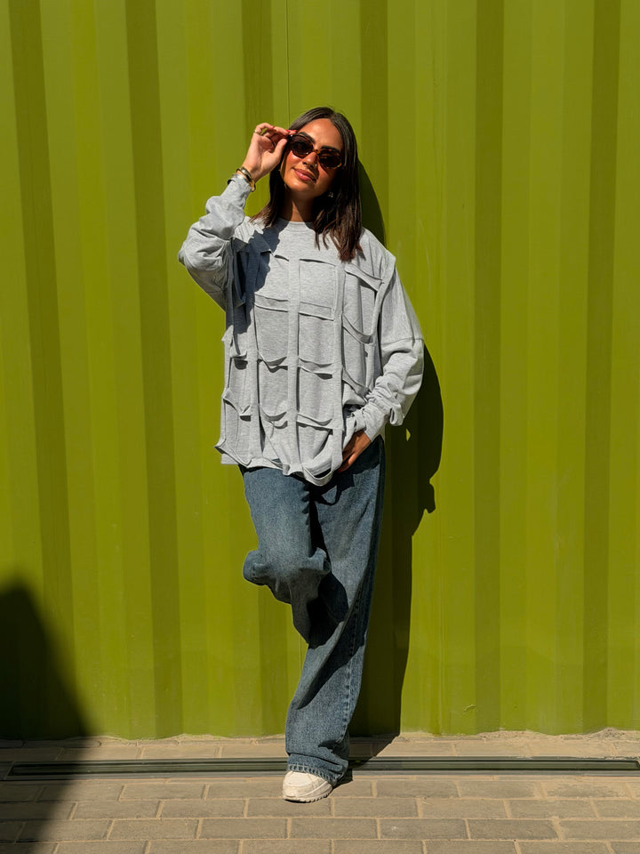 Square Top in light gray
