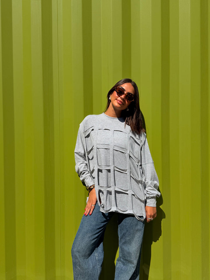 Square Top in light gray