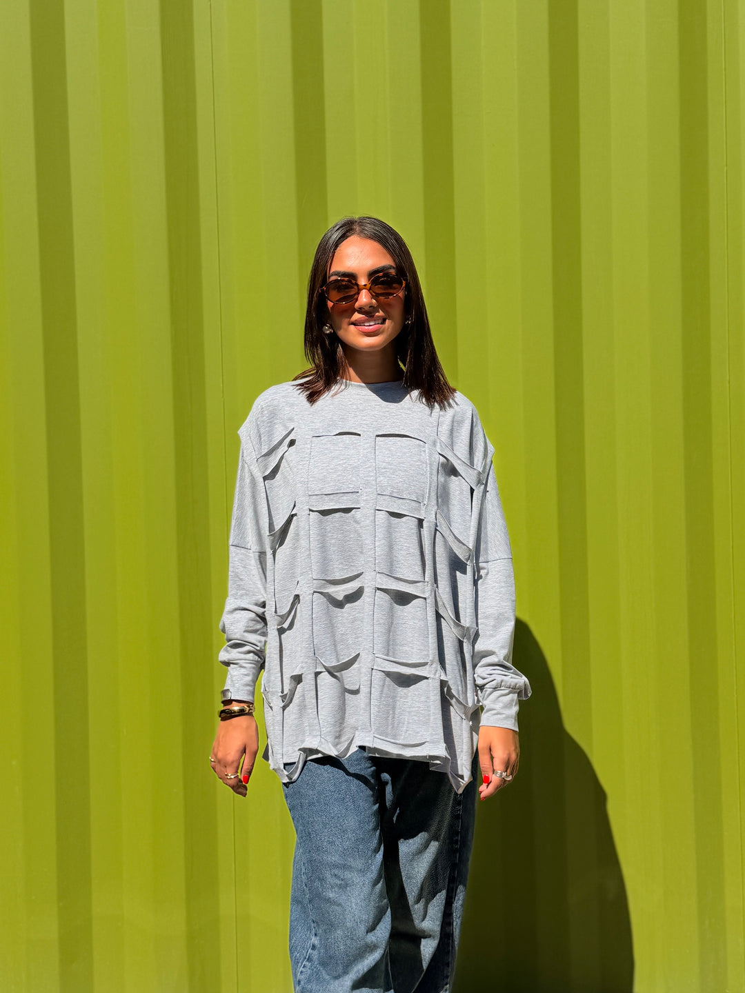 Square Top in light gray