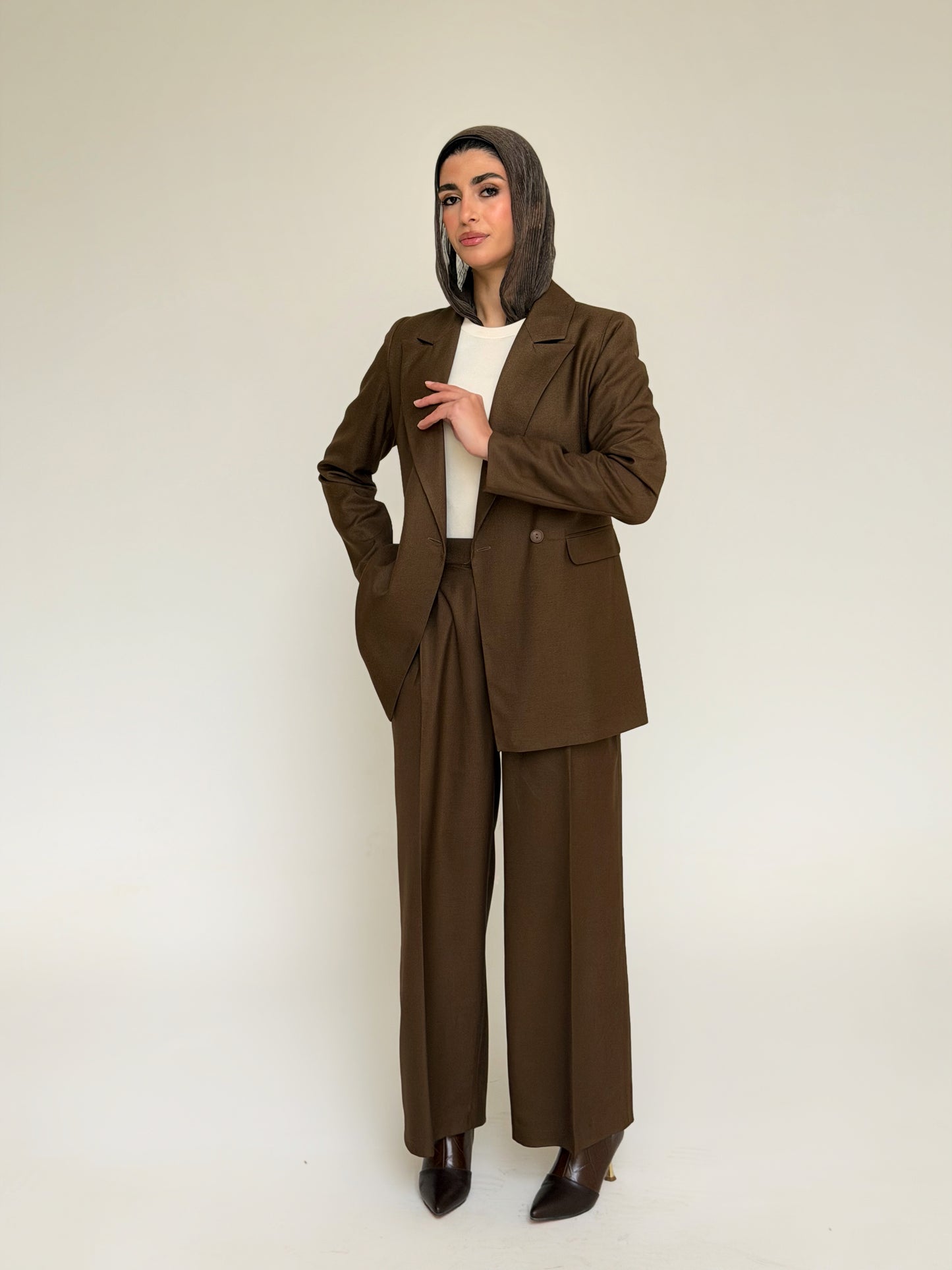 The Tailored Relaxed Blazer In Camel