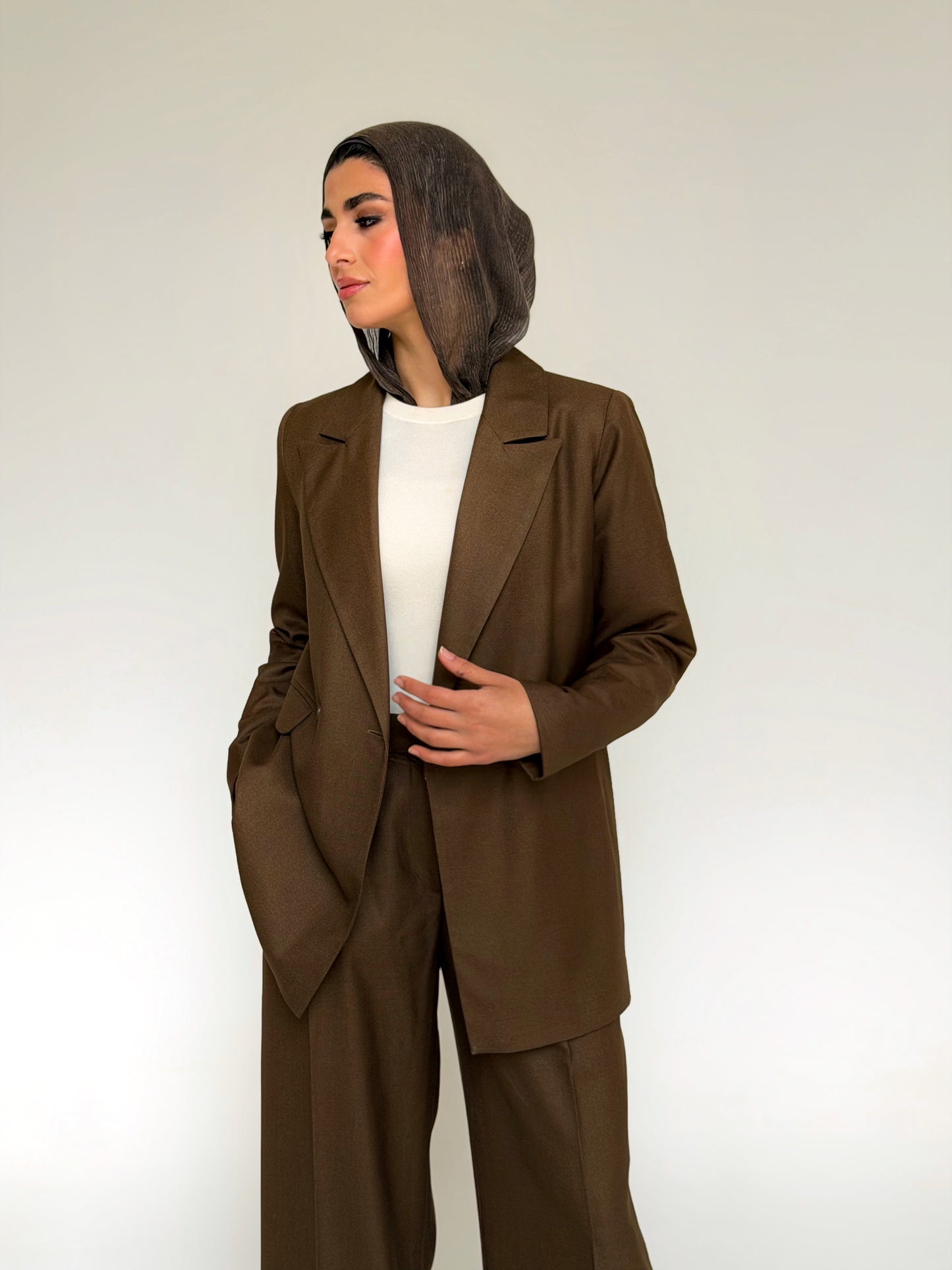 The Tailored Relaxed Blazer In Camel