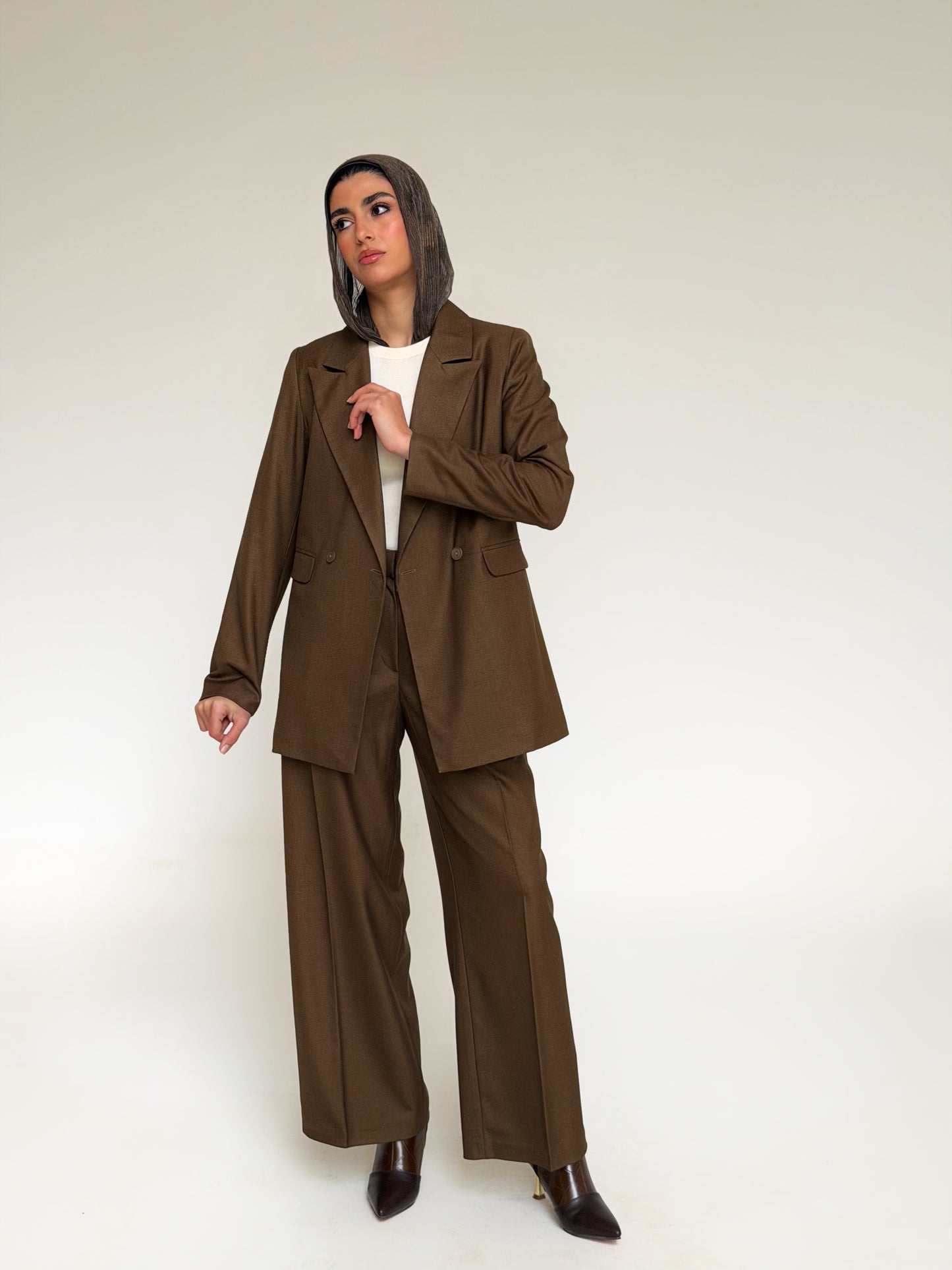 The Tailored Relaxed Blazer In Camel