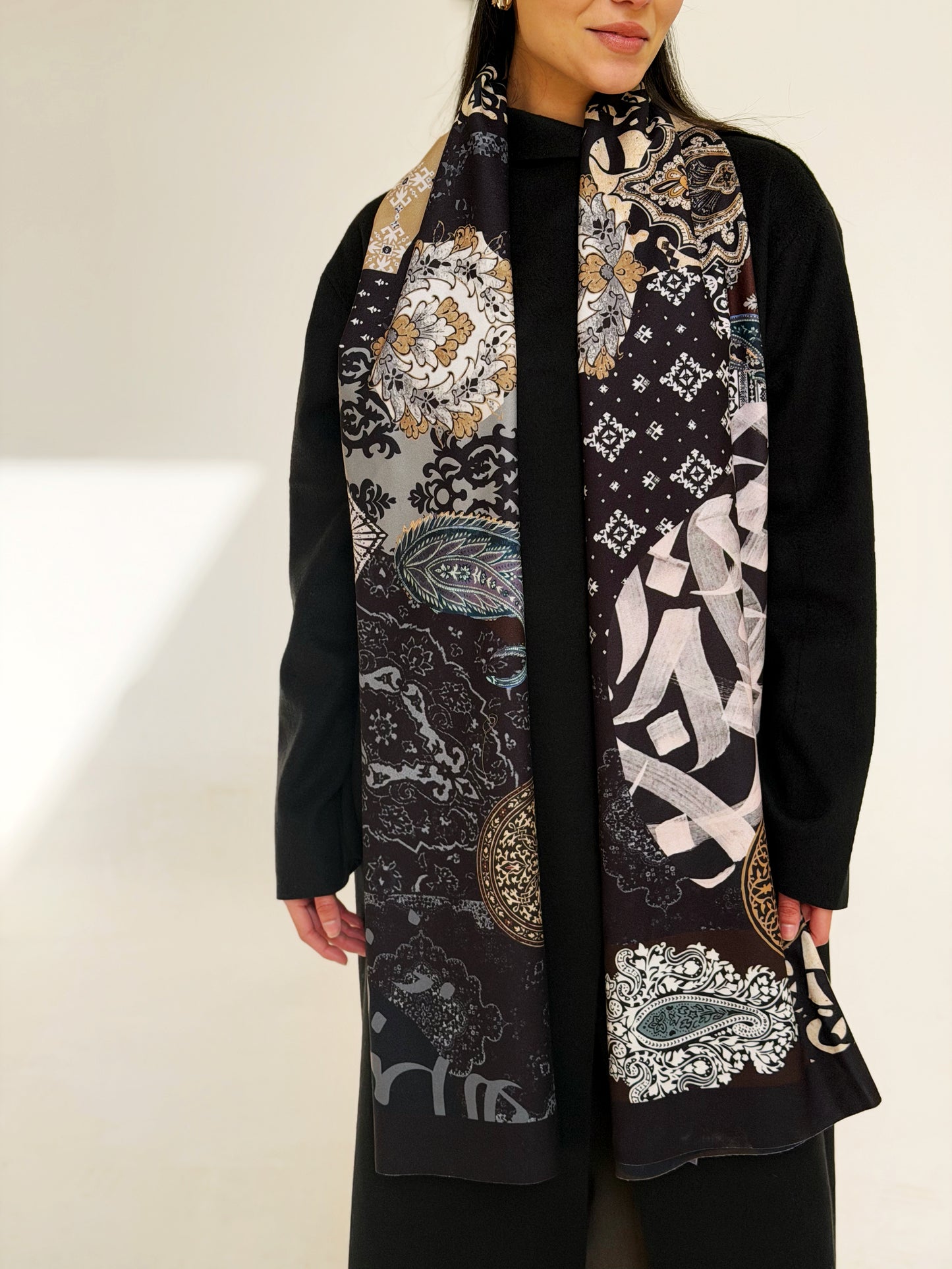 Classy wool coat in Black