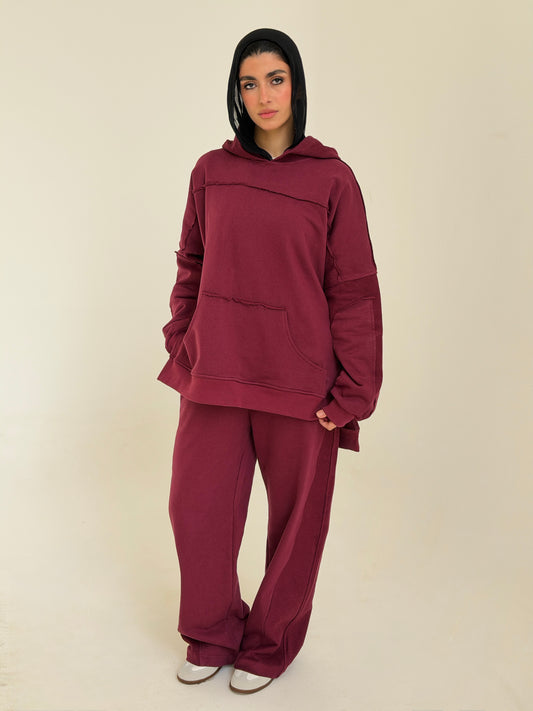 Daily Go set In Burgundy