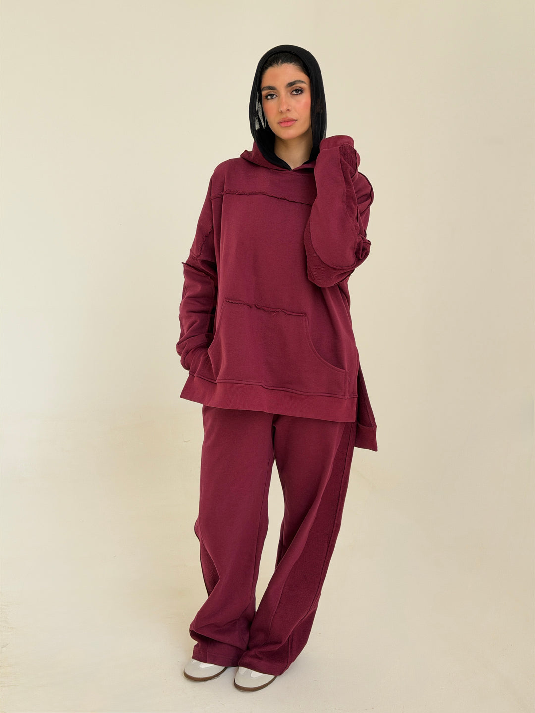 Daily Go set In Burgundy