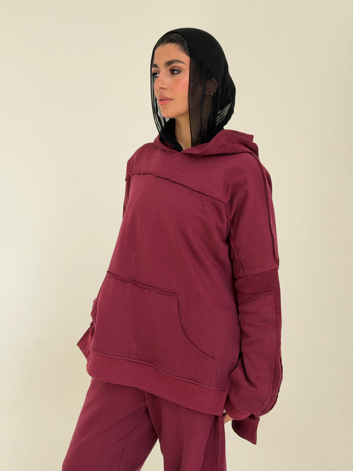 Daily Go set In Burgundy