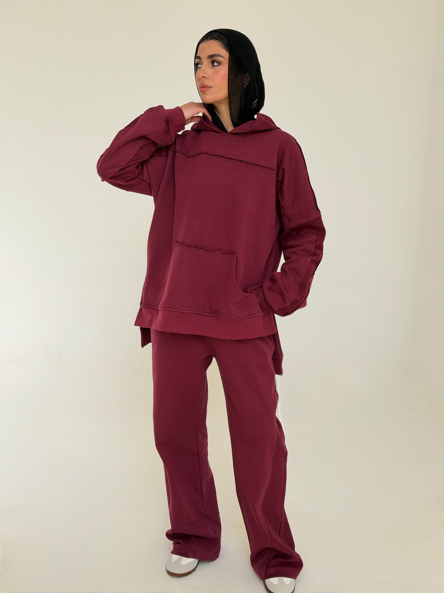 Daily Go set In Burgundy